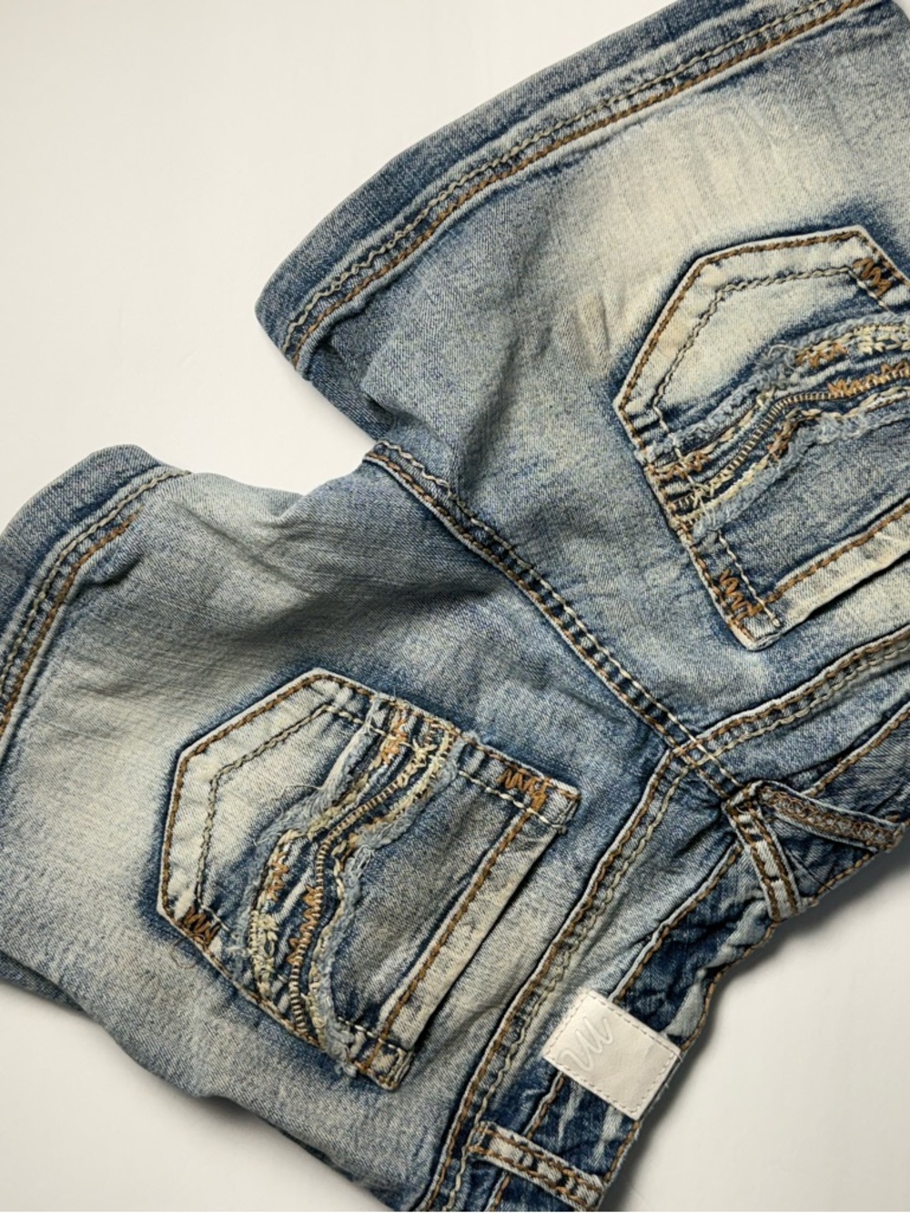 Maurices Light Blue Washed Jean Shorts